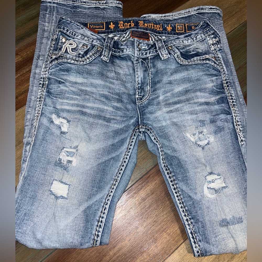Rock Revival Distressed Jeans